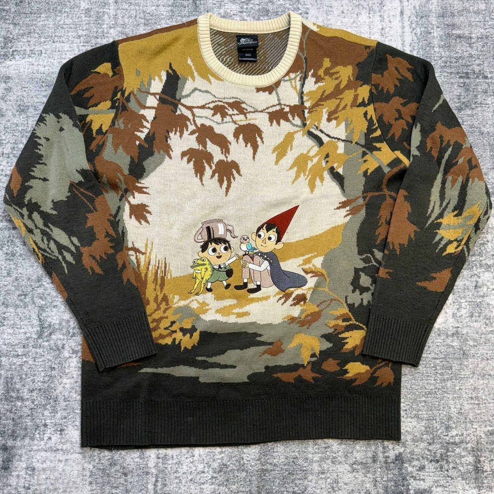 Over The Garden Wall Sweater Adult Medium Embroidered Wirt Greg Cartoon Network